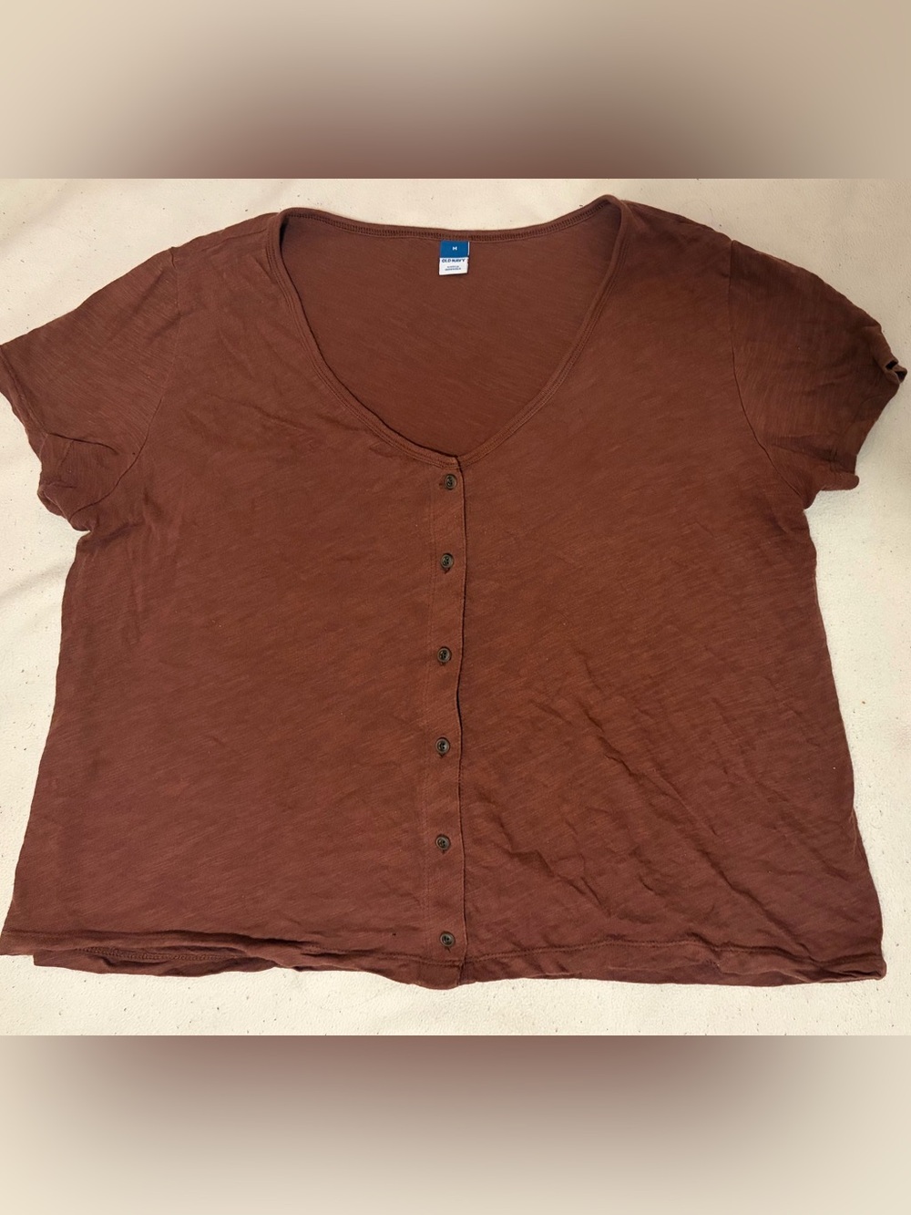 Old navy fall cropped button down